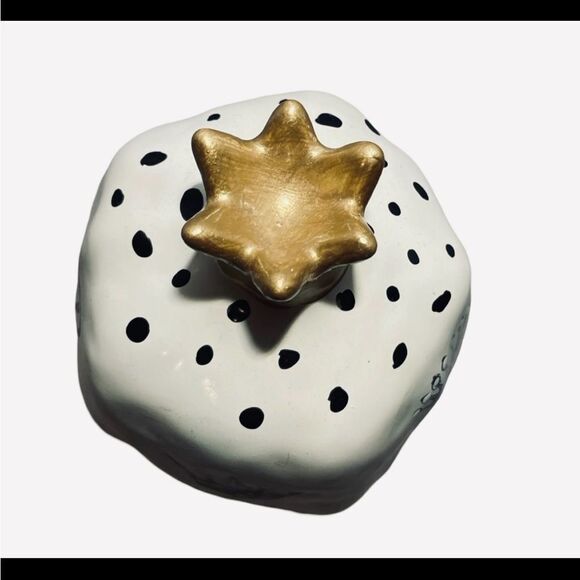 Gold and White Crown Decor Accent - Picture 4 of 7